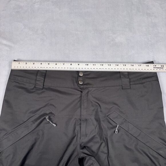 Patagonia Snowshot H2no Vented Snowboard Ski Snow Pants Men’s Size Large Black - Picture 8 of 15